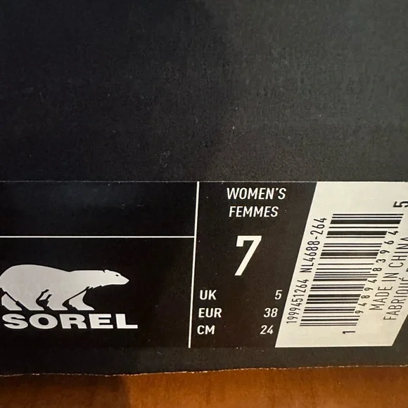 Sorel Tan and Gray Joanie III Sport Strap Wedge Sandal - Picture 7 of 9